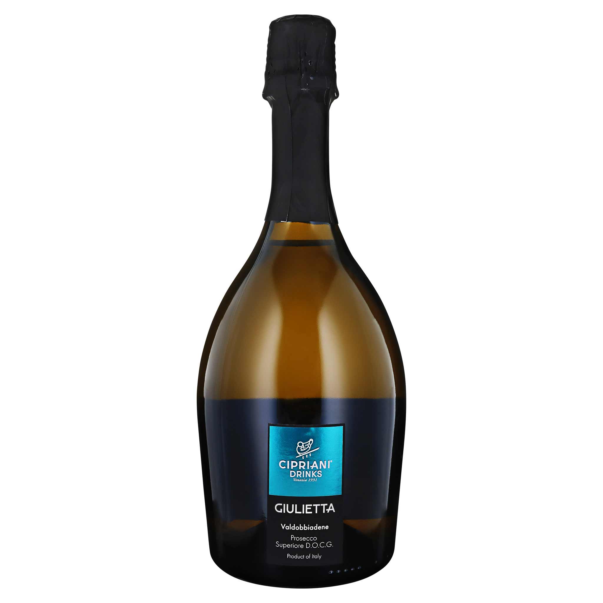 Flasche Cipriani Prosecco DOCG Giulietta Mondo aus Venetien, Italien