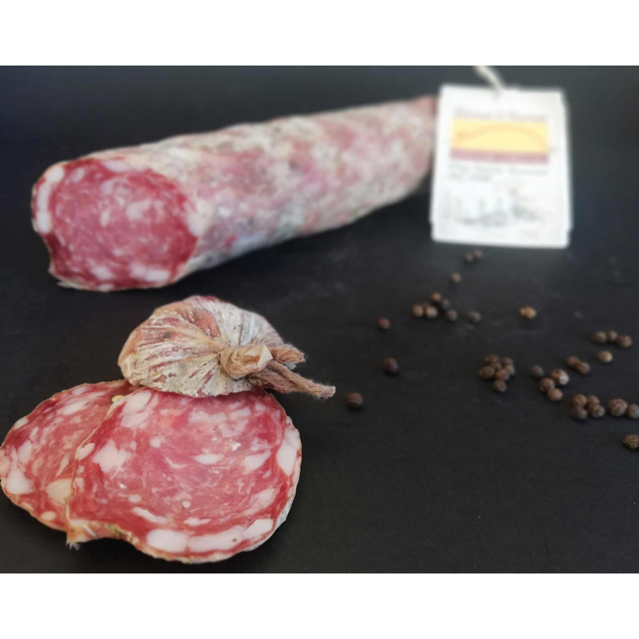 Terra di Siena Salamino piccolo Toscano Contadino ca. 400g aus der Toskana, Italien