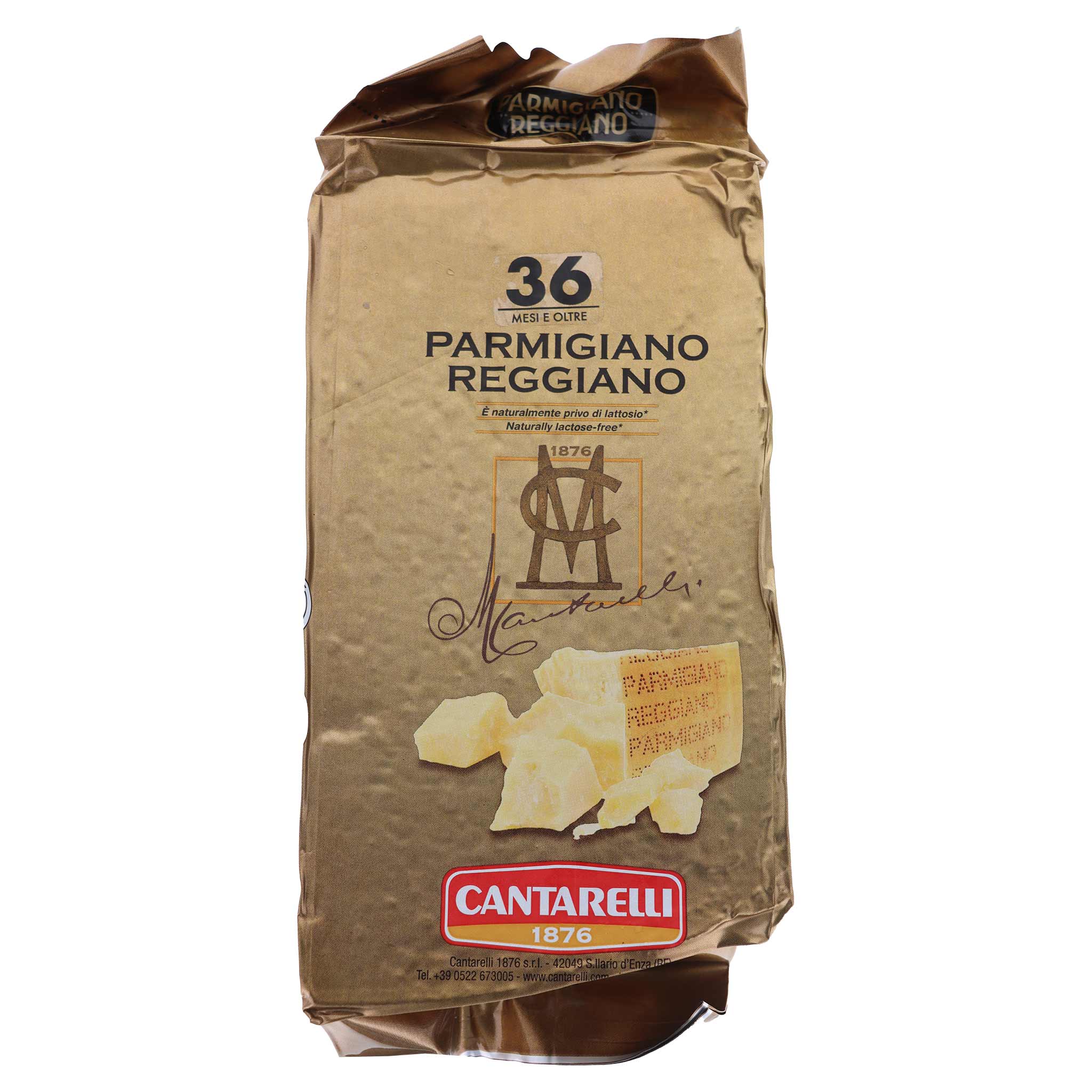 Cantarelli Parmigiano Reggiano DOP 34/36 Monate, 1000g - Italienischer Käse aus Emilia Romagna - Produktfoto 1