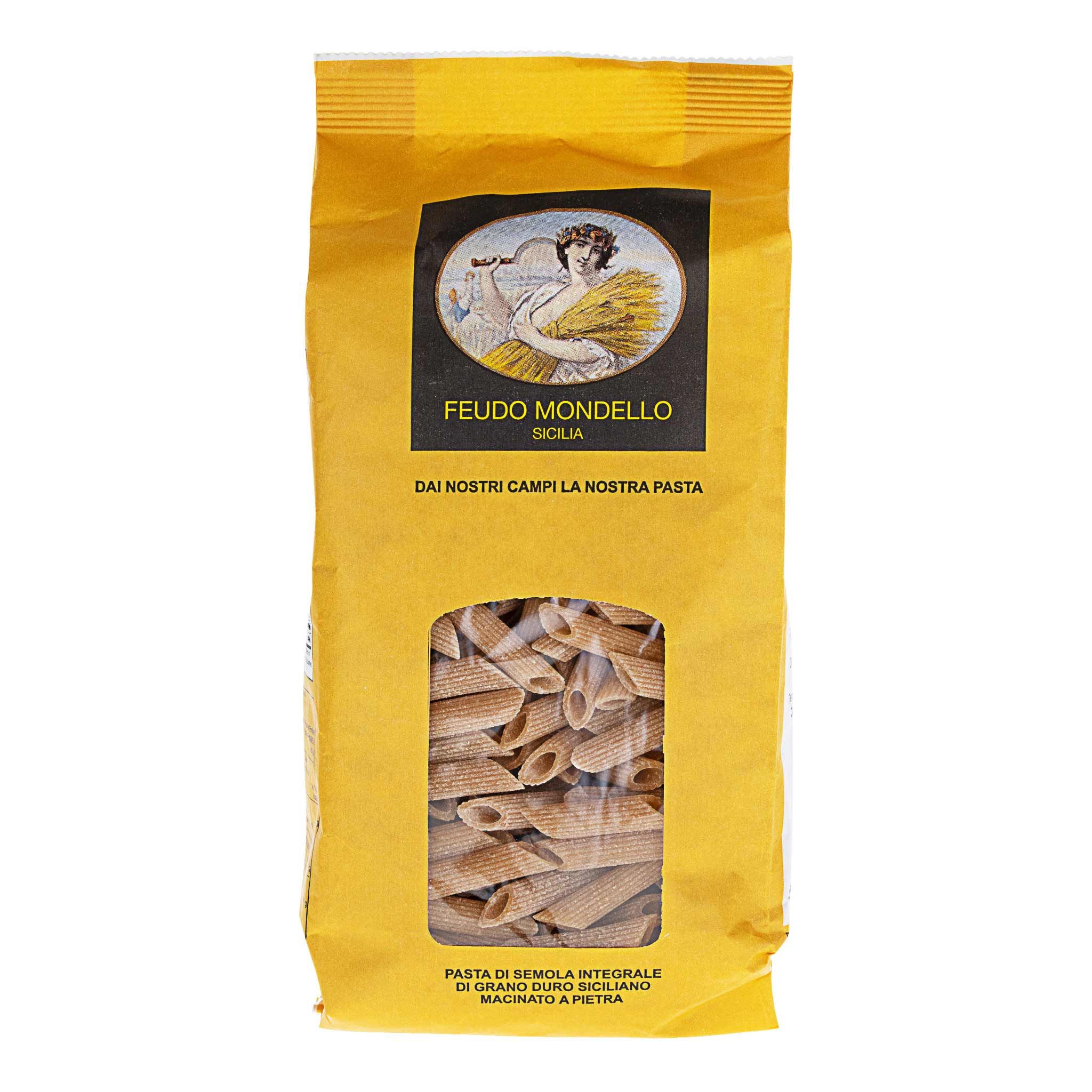 Consorzio Feudo Mondello Penne integrali di grano duro siciliano 500g Packung