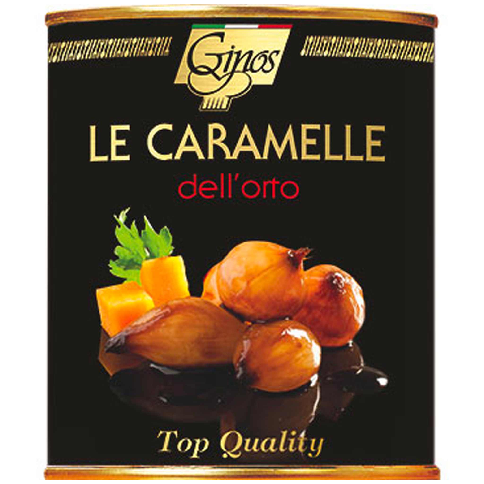 Ginos Cipolle Perline 'Le Caramelle dell' Orto' mit Balsamico, 860g, aus Italien, Region Trentino.