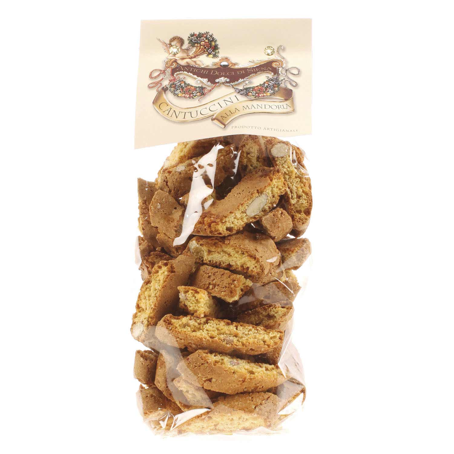Fabbrica del Panforte Cantucci Classici Mandorle, 300g Packung, toskanische Mandelkekse
