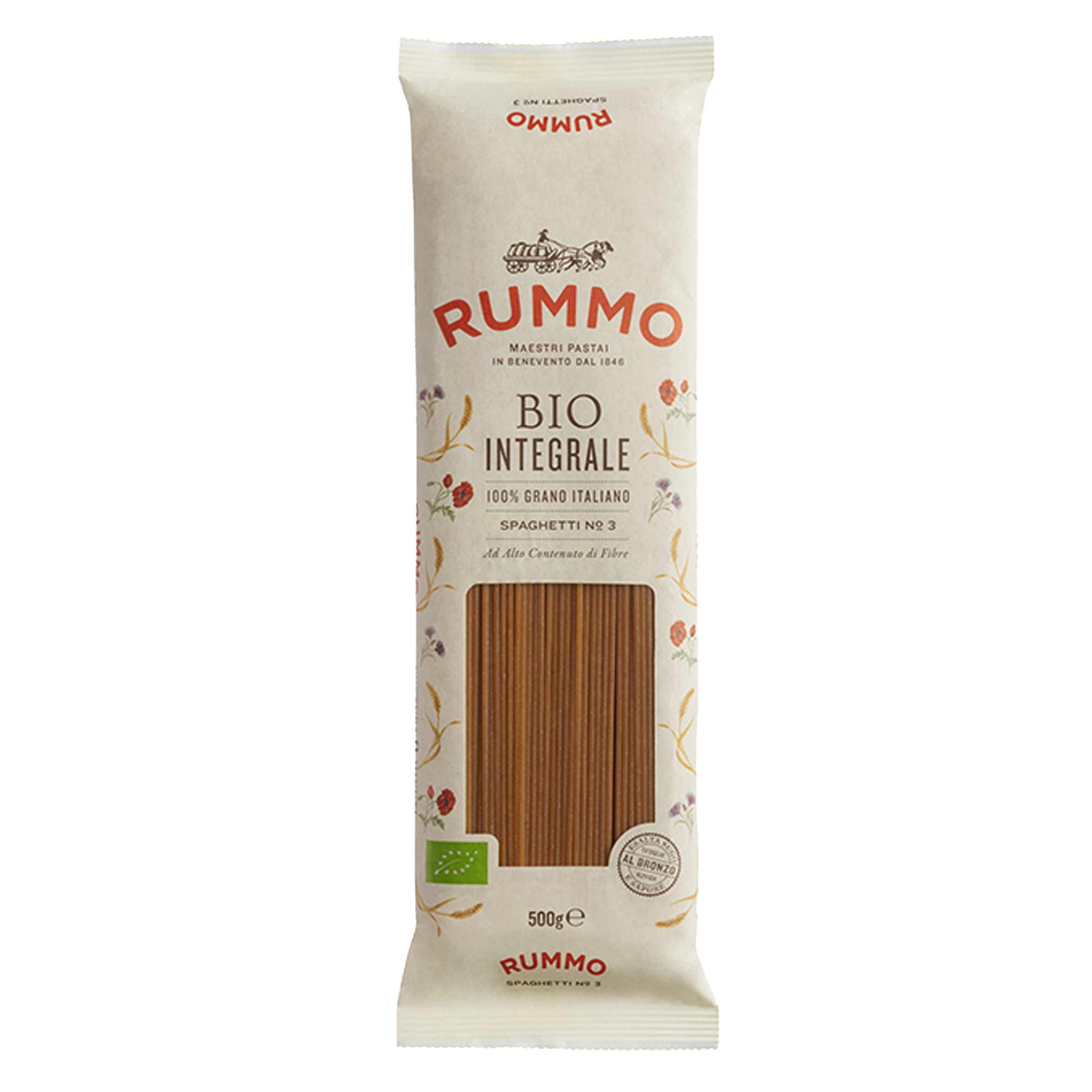 Rummo Spaghetti BIO integrali Lenta Lavorazione, 500g Packung