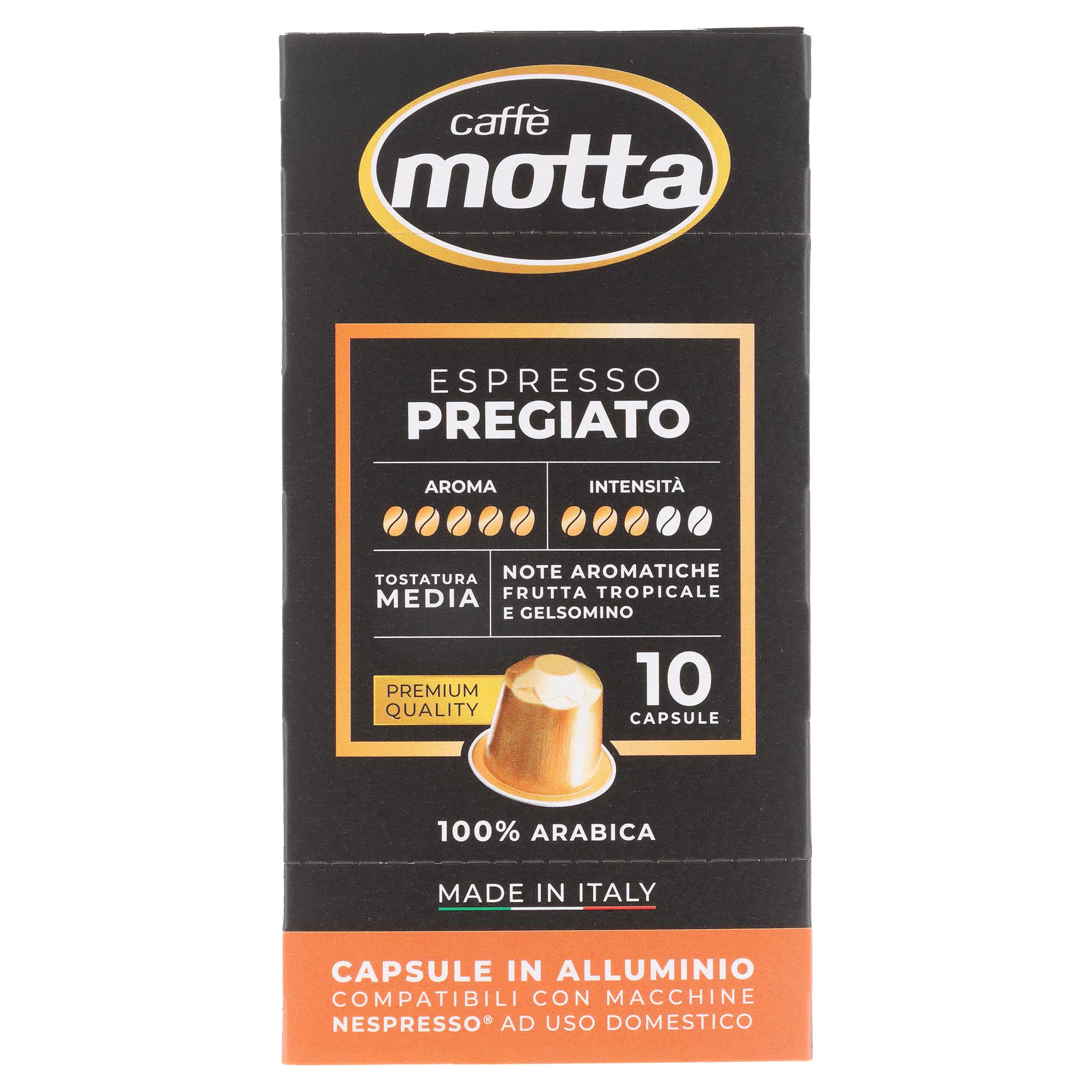 Caffè Motta Pregiato Nespresso Kompatibles 10er Pack aus Kampanien, Italien