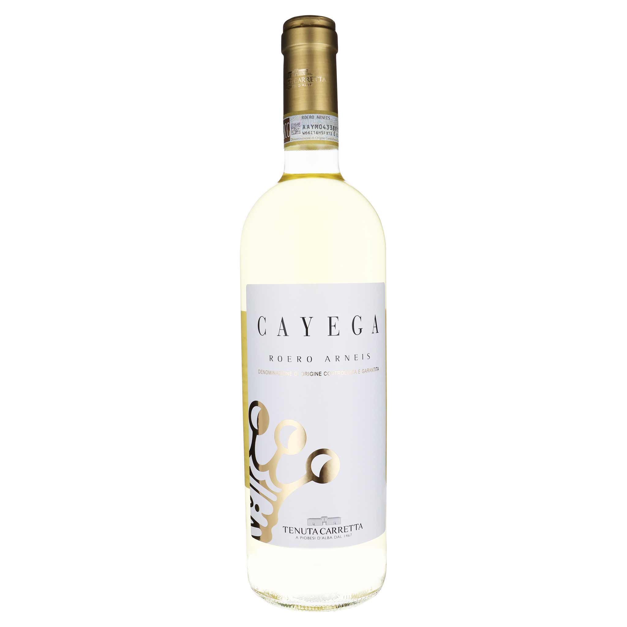 Flasche Tenuta Carretta Roero Arneis Cayega DOCG 2022 Weisswein aus Piemont, 75 cl